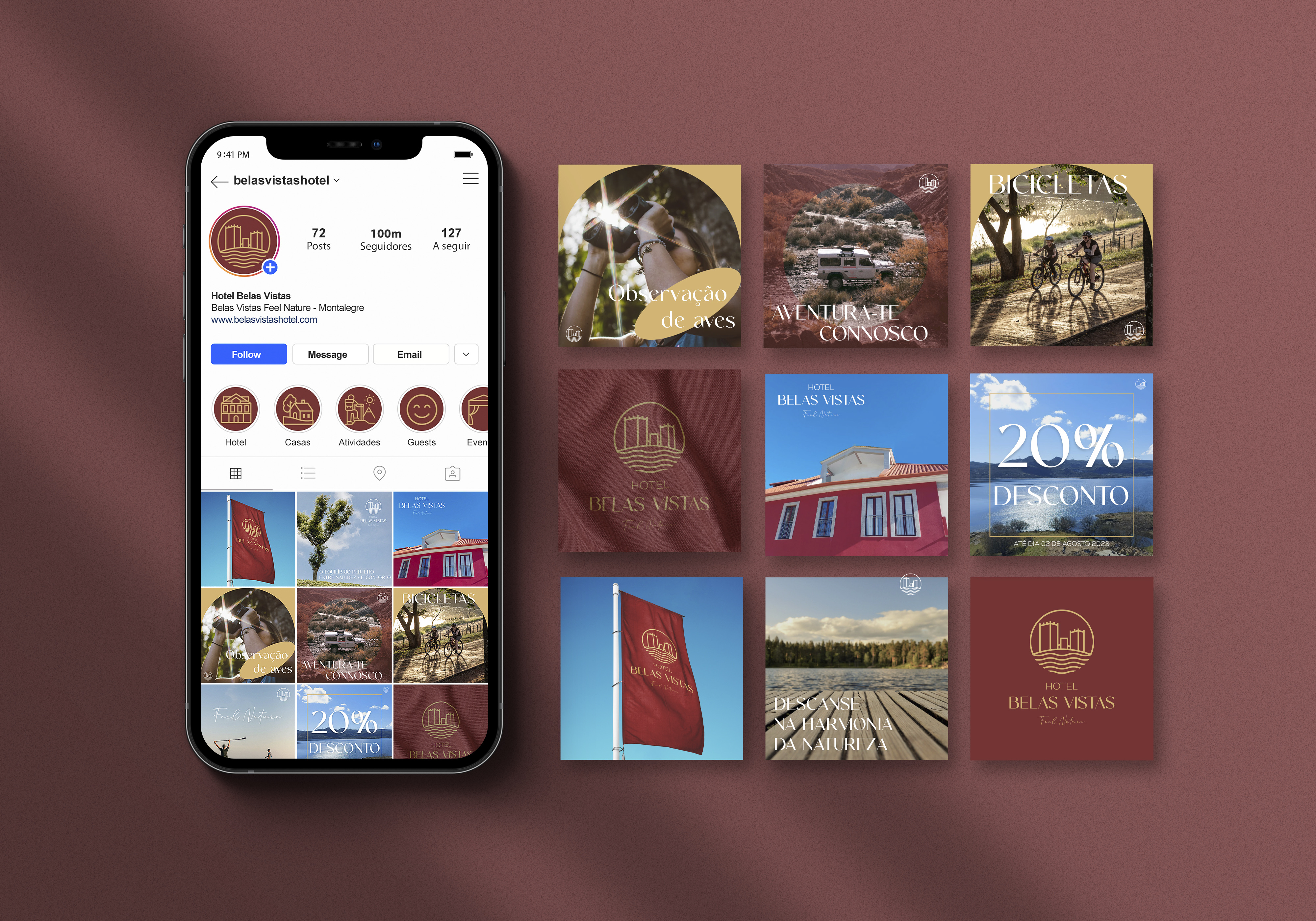 Hotel Belas Vistas exterior signage